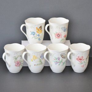 Lenox Butterfly Meadow Mugs Set of 6